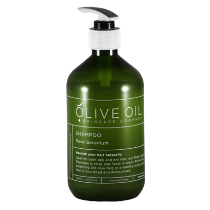 Olive Shampoo Rose Geranium
